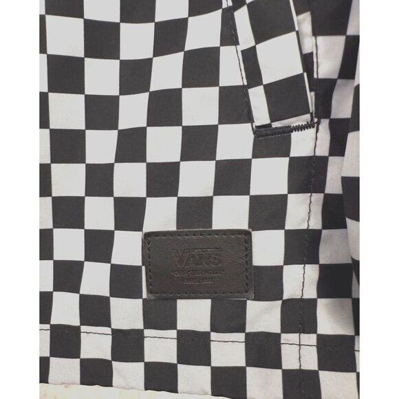 VANS Black & White Checker Lightweight Pullover - Checkerboard Pattern Size M - Picture 3 of 9